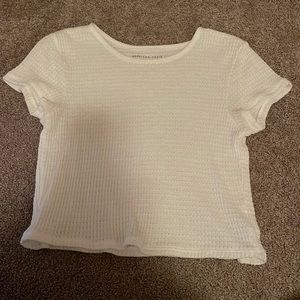 waffle knit top
